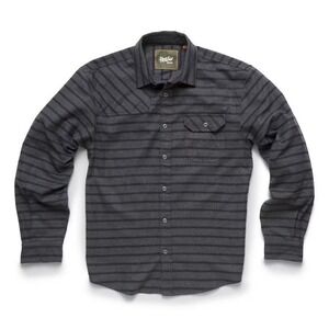 Howler Brothers Gray Striped Flannel Heavyweight Button-up Long Sleeve Shirt M